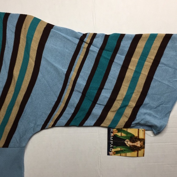 NWT Rampage stripes women sweater - Picture 2 of 8